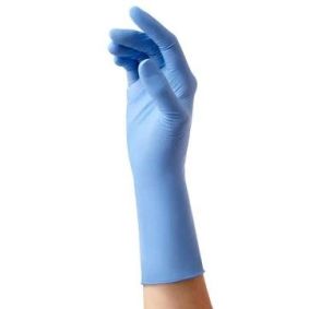 Medline Extended Cuff Exam Gloves, Powder-Free Nitrile, Large, Sterile (USP 800) linked image